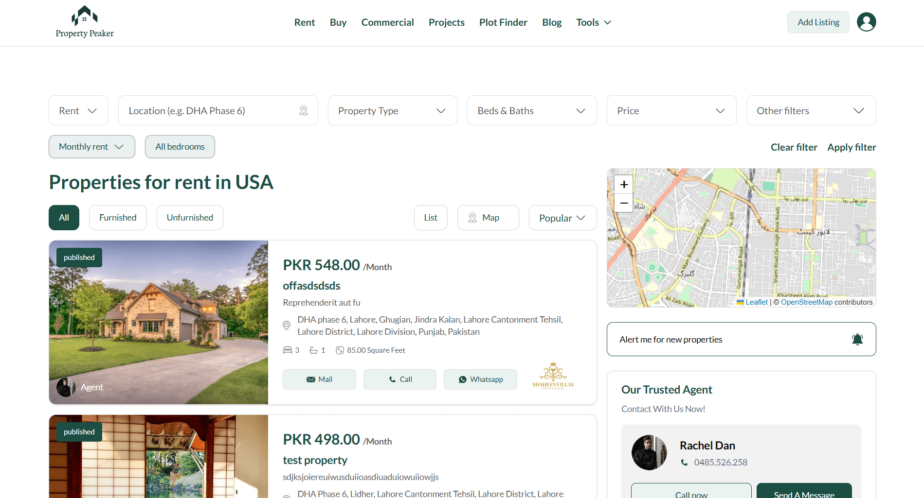 Geospatial Search & Synchronized Map Coordinates